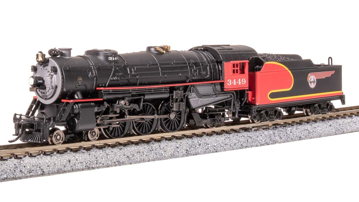 Broadway Limited 7982 N ATSF Heavy Pacific 4-6-2 Steam Loco with Sound/DCC #3449