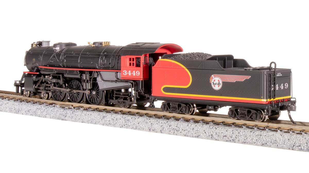 Broadway Limited 7982 N ATSF Heavy Pacific 4-6-2 Steam Loco with Sound/DCC #3449