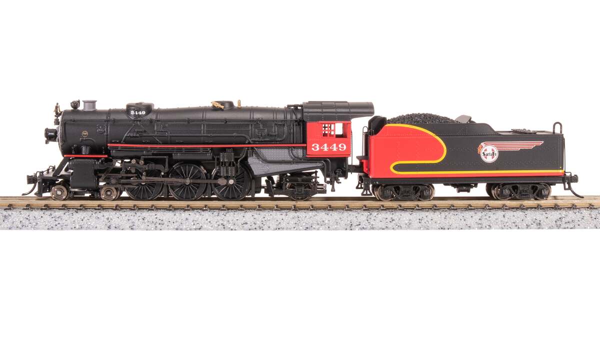 Broadway Limited 7982 N ATSF Heavy Pacific 4-6-2 Steam Loco with Sound/DCC #3449
