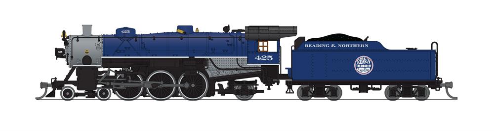 Broadway Limited 8009 N RBMN Light Pacific 4-6-2 Steam Locomotive Sound/DCC #425
