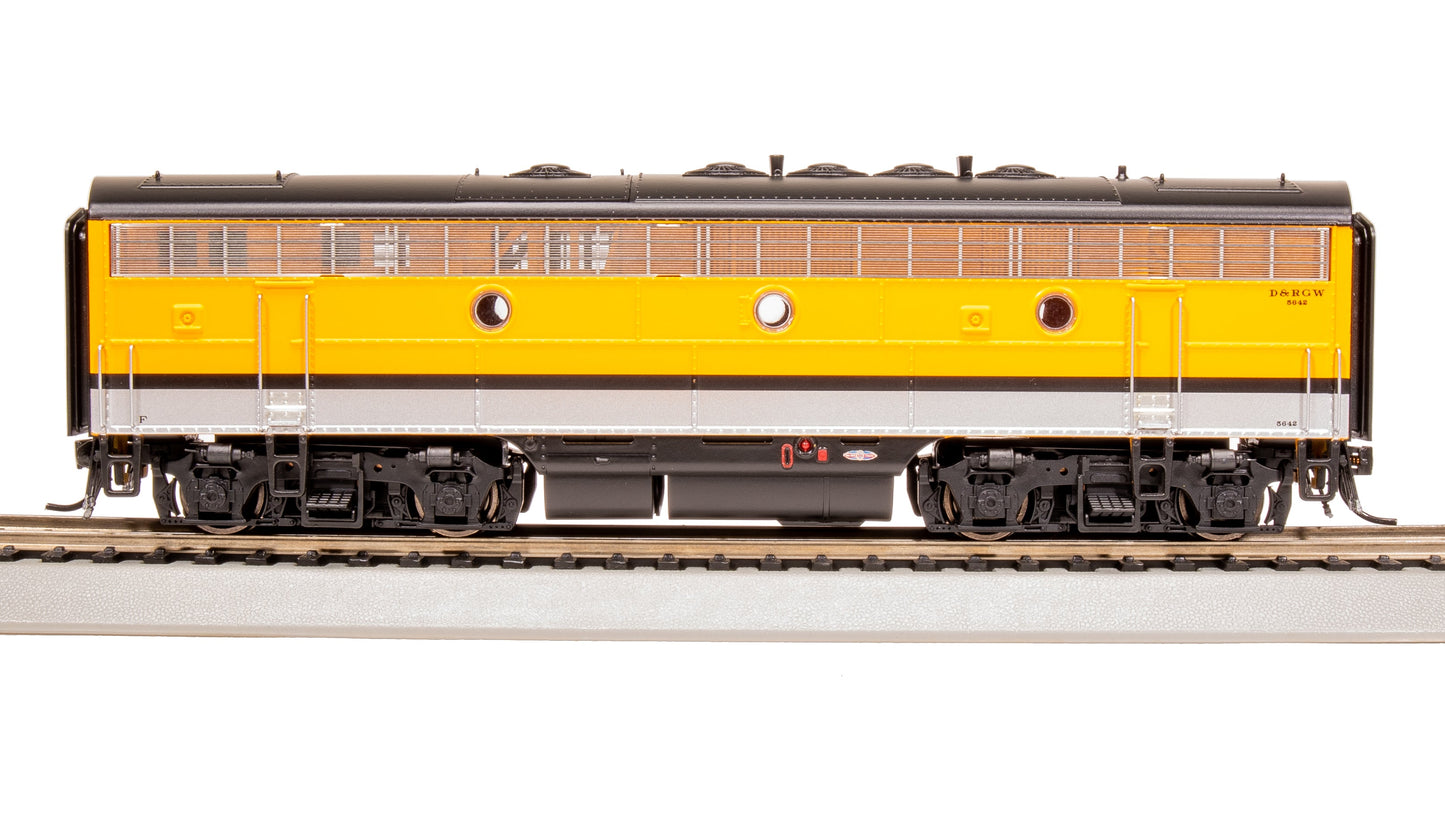 Broadway Limited 8204 HO DRGW EMD F7B Diesel Locomotive Sound & DCC #5643