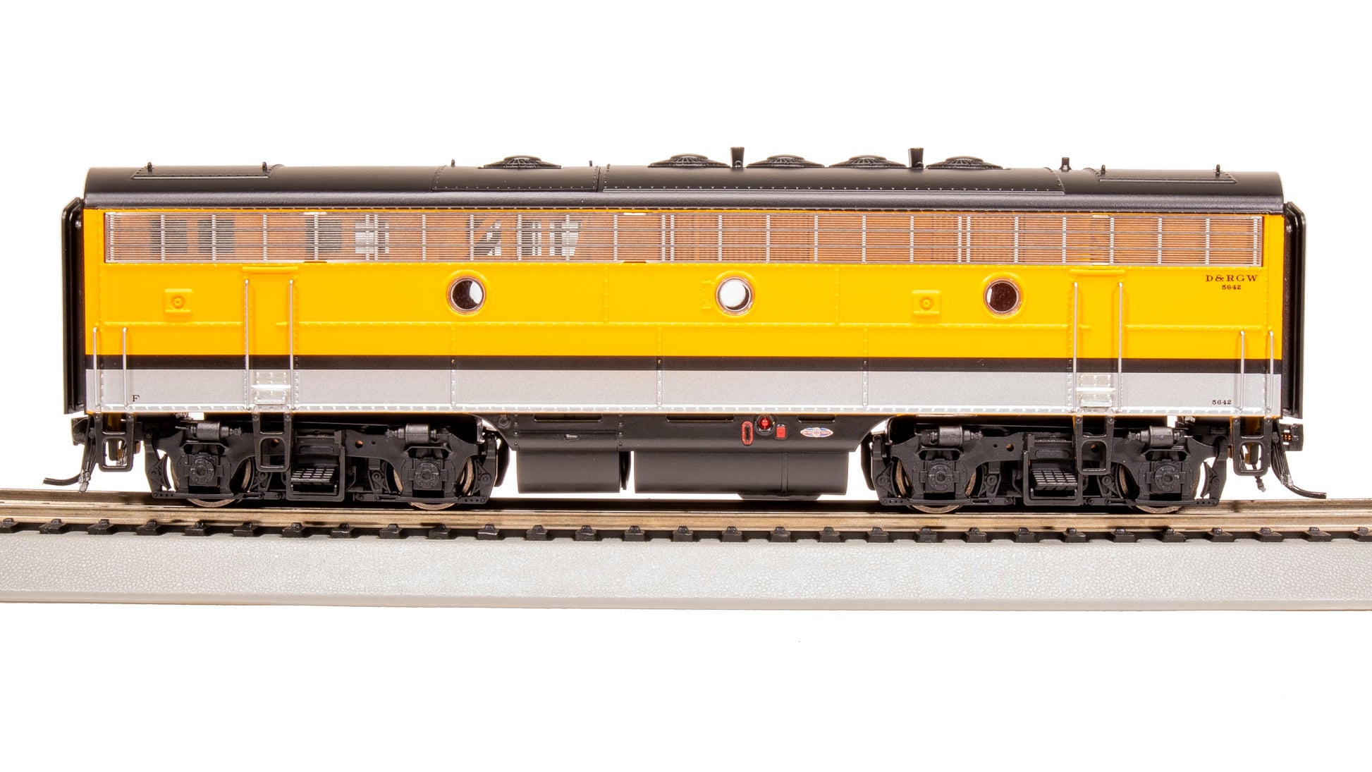 Broadway Limited 8204 HO DRGW EMD F7B Diesel Locomotive Sound & DCC #5643