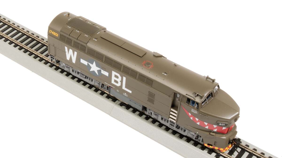 Broadway Limited 7711 HO USAF RF16 Sharknose A Diesel Loco w/Sound & DCC #801