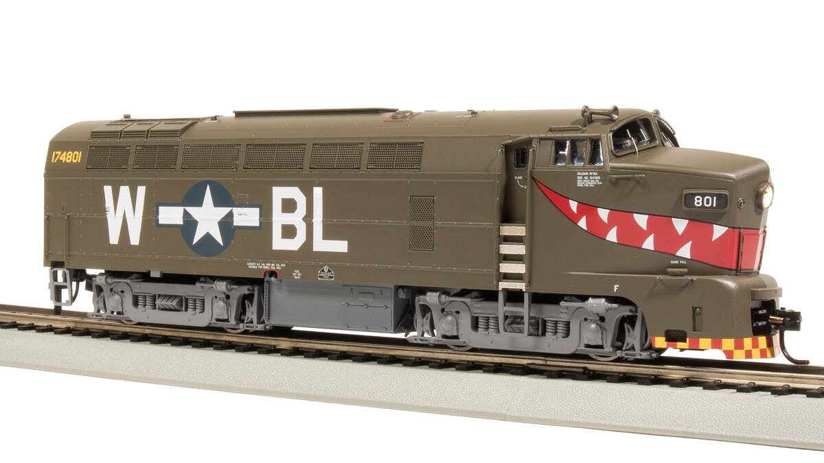 Broadway Limited 7711 HO USAF RF16 Sharknose A Diesel Loco w/Sound & DCC #801