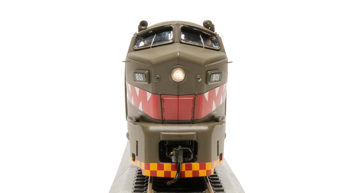 Broadway Limited 7711 HO USAF RF16 Sharknose A Diesel Loco w/Sound & DCC #801