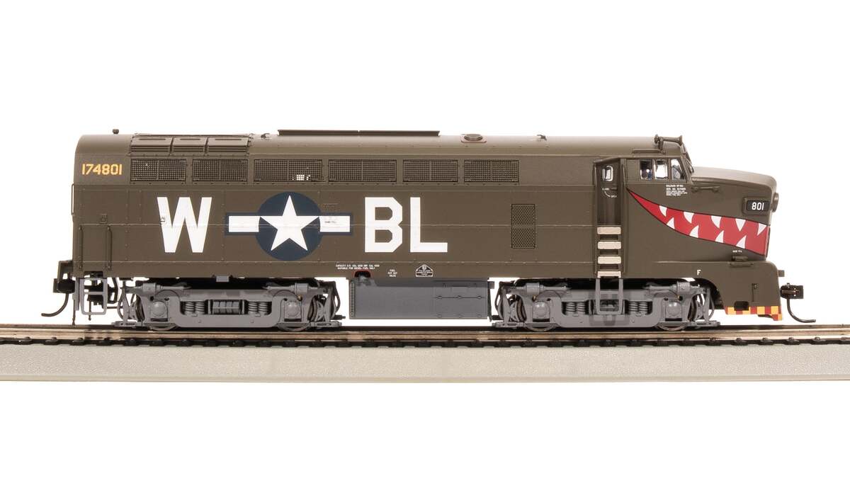 Broadway Limited 7711 HO USAF RF16 Sharknose A Diesel Loco w/Sound & DCC #801