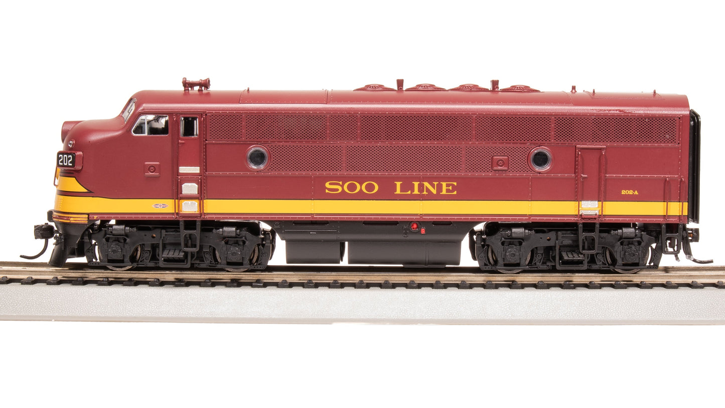 Broadway Limited 8175 HO Soo Line EMD F3 A Diesel Locomotive Sound/DC/DCC #202A