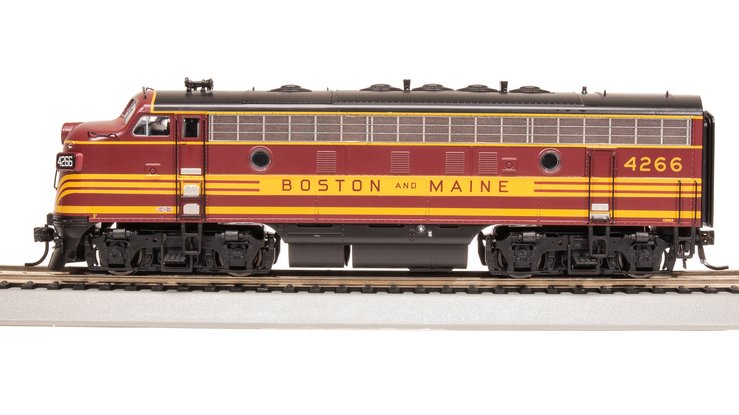 Broadway Limited 8200 HO B&M EMD F7A Diesel Locomotive P4 Sound/DC/DCC #4266