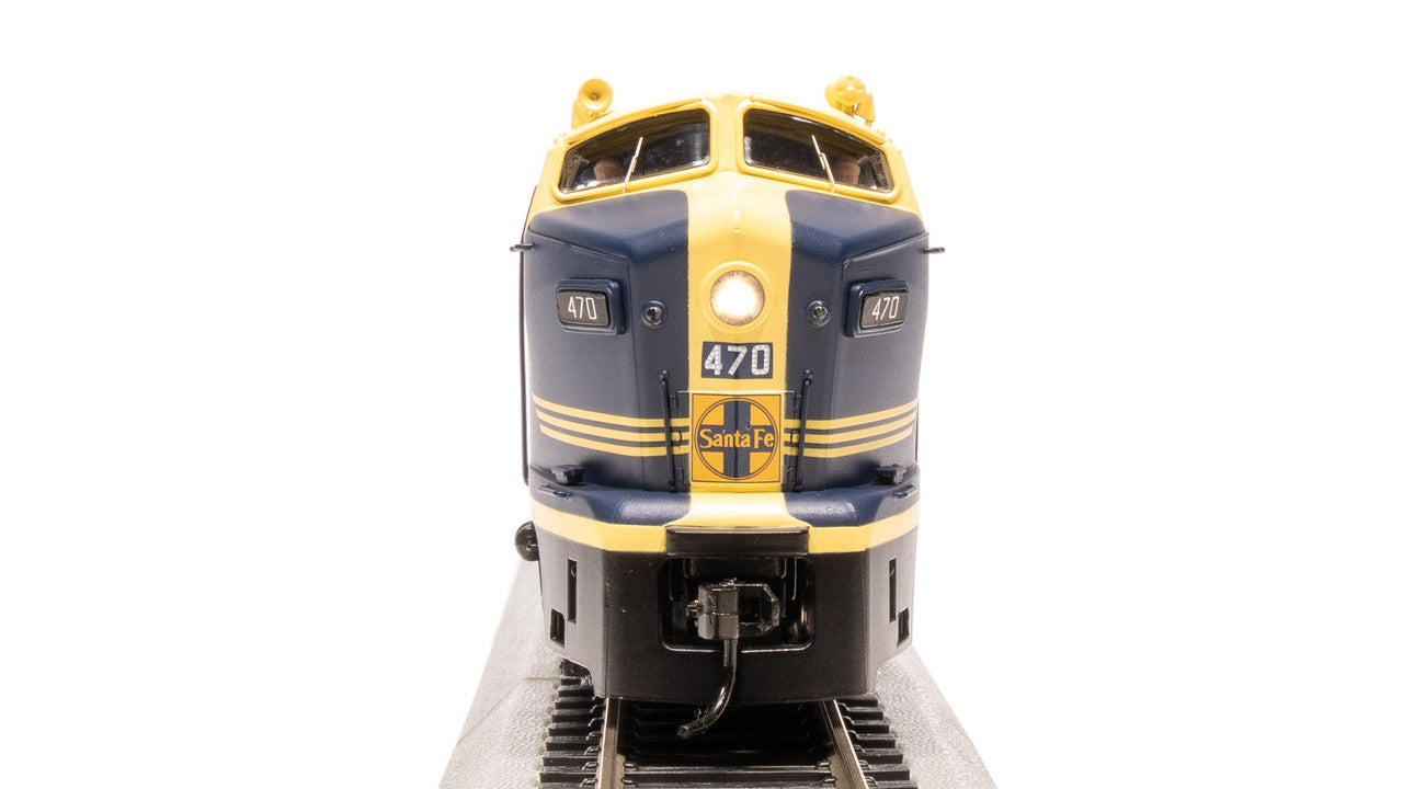 Broadway Limited 7698 HO ATSF RF-16 Sharknose A/B Diesel Locomotive #470L/470A