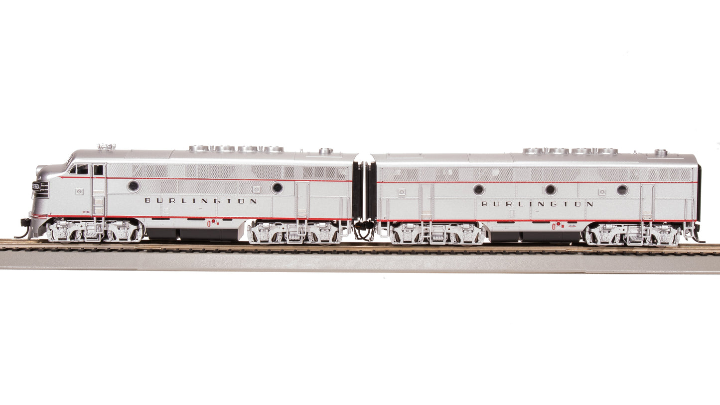 Broadway Limited 8162 HO CBQ F3 A/B Diesel Locomotive w/Sound & DCC (Set of 2)