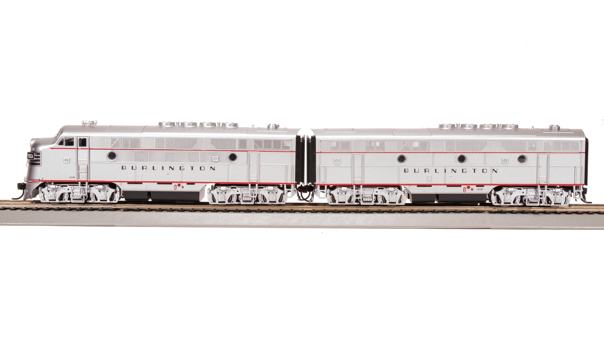 Broadway Limited 8162 HO CBQ F3 A/B Diesel Locomotive w/Sound & DCC (Set of 2)