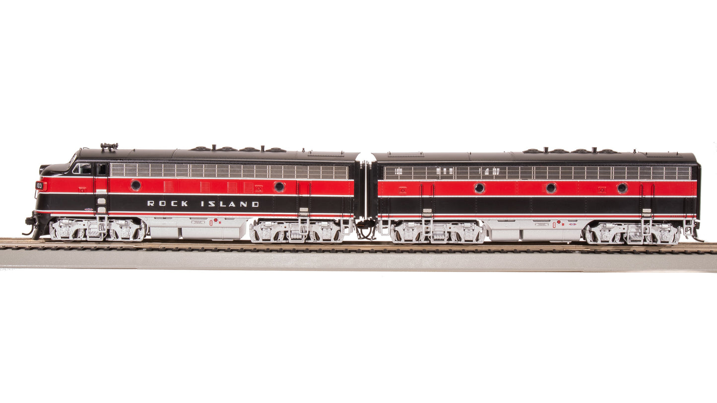 Broadway Limited 8191 HO RI EMD F7 A/B Diesel Locomotive Sound & DCC  (Set of 2)