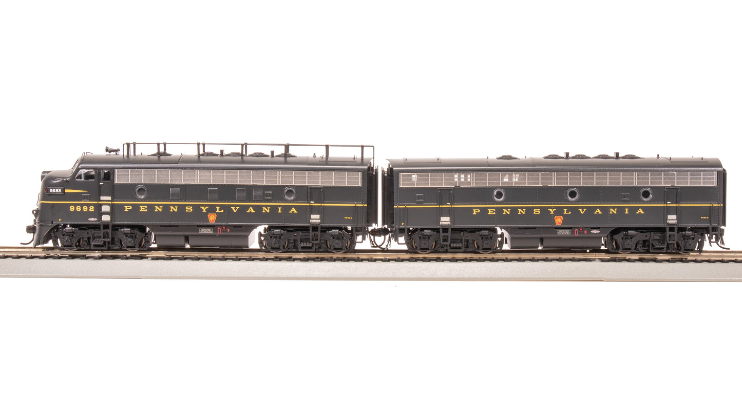 Broadway Limited 8195 HO PRR EMD F7 A/B Diesel Locomotive Sound & DCC (Set of 2)
