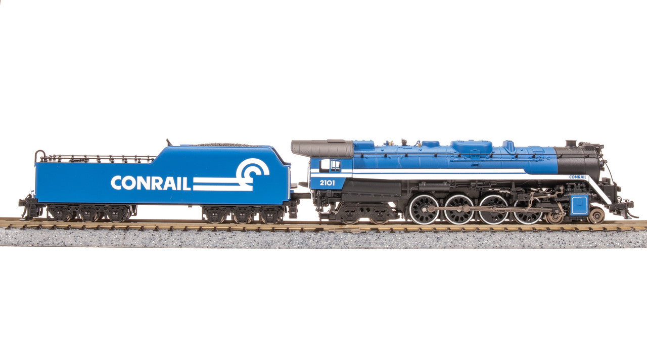 Broadway Limited 7412 N Conrail T1 4-8-4 Steam Loco - Sound/DC/DCC, Smoke #2101 LN/Box