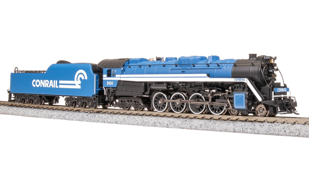 Broadway Limited 7412 N Conrail T1 4-8-4 Steam Loco - Sound/DC/DCC, Smoke #2101 LN/Box