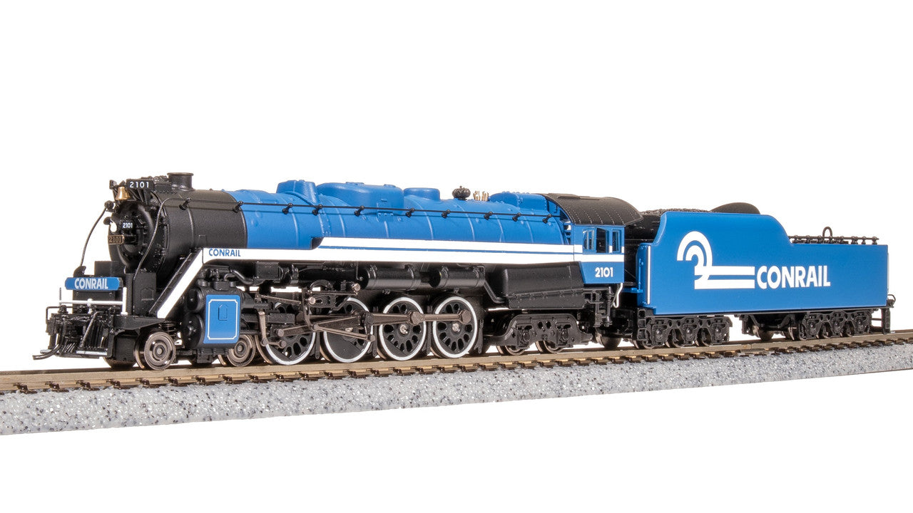 Broadway Limited 7412 N Conrail T1 4-8-4 Steam Loco - Sound/DC/DCC, Smoke #2101 LN/Box