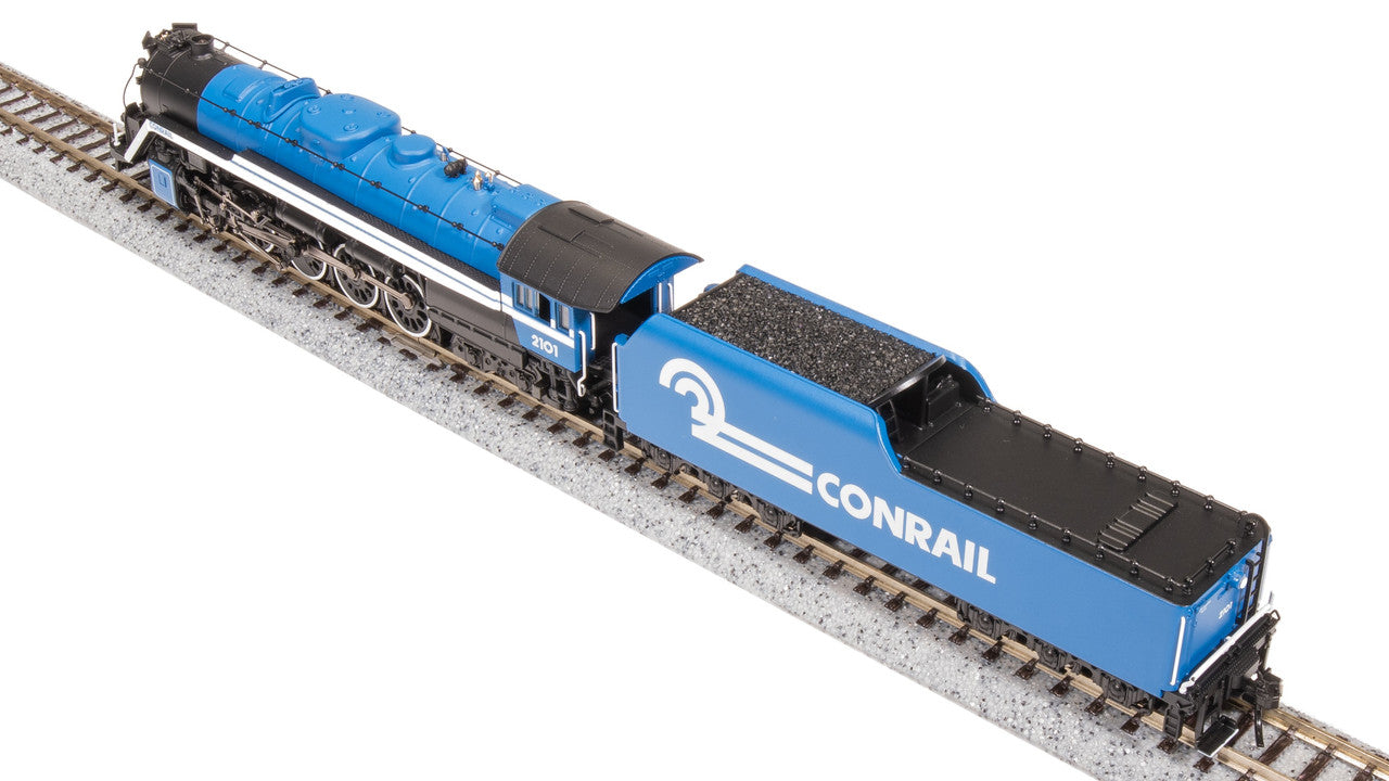 Broadway Limited 7412 N Conrail T1 4-8-4 Steam Loco - Sound/DC/DCC, Smoke #2101 LN/Box