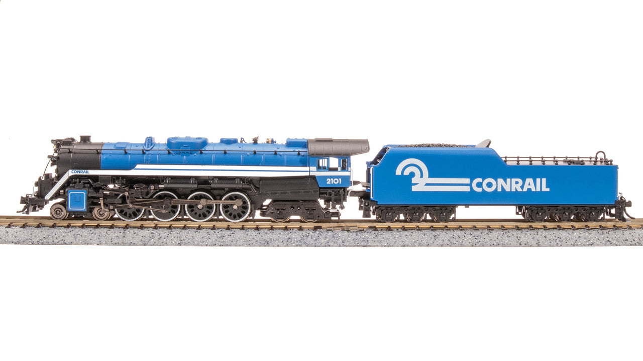 Broadway Limited 7412 N Conrail T1 4-8-4 Steam Loco - Sound/DC/DCC, Smoke #2101 LN/Box