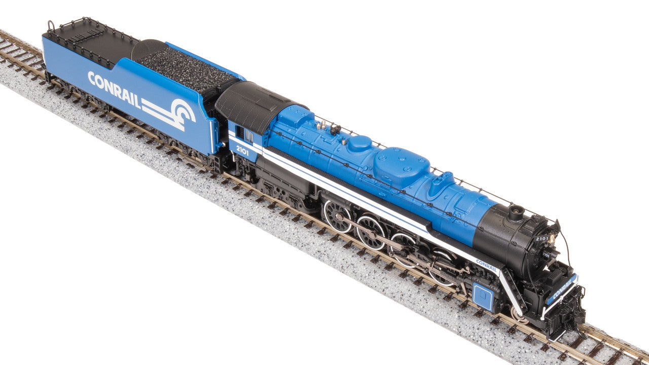 Broadway Limited 7412 N Conrail T1 4-8-4 Steam Loco - Sound/DC/DCC, Smoke #2101 LN/Box