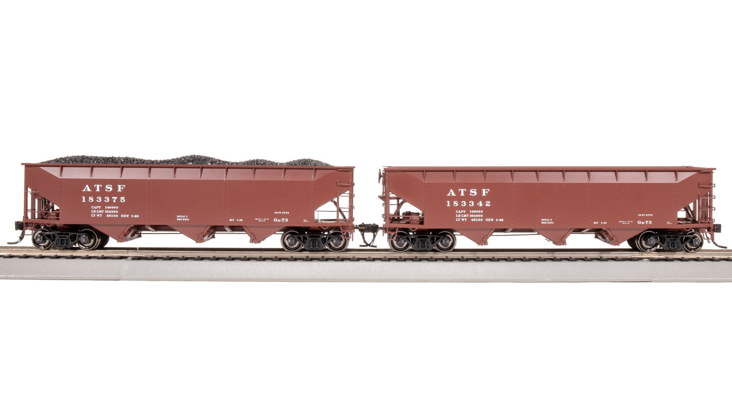 Broadway Limited 8100 HO ATSF AAR 70-Ton 3-Bay Hopper (Pack of 4)