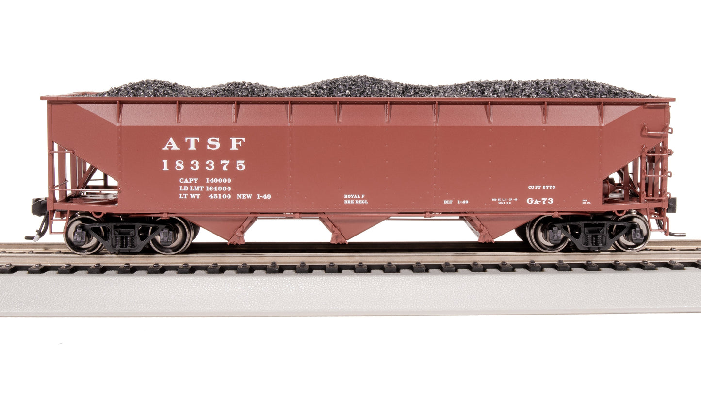 Broadway Limited 8100 HO ATSF AAR 70-Ton 3-Bay Hopper (Pack of 4)