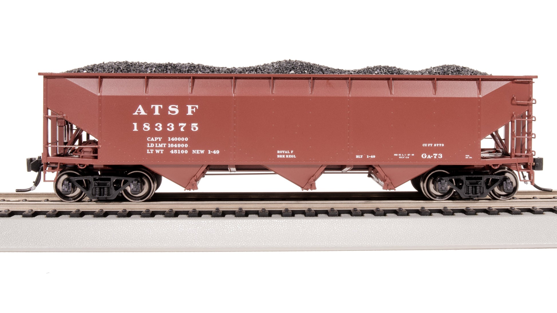Broadway Limited 8100 HO ATSF AAR 70-Ton 3-Bay Hopper (Pack of 4)