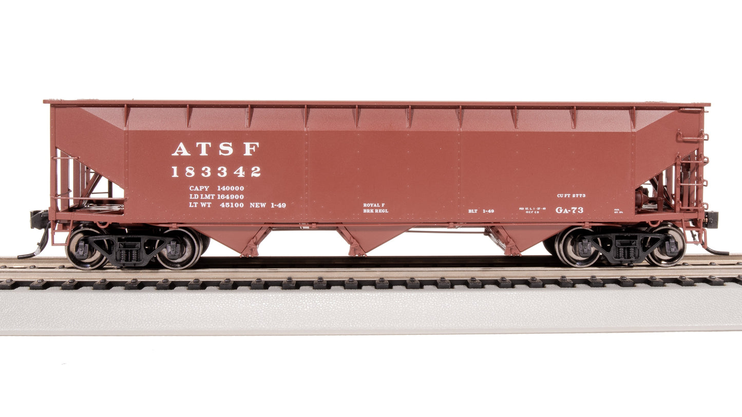 Broadway Limited 8100 HO ATSF AAR 70-Ton 3-Bay Hopper (Pack of 4)