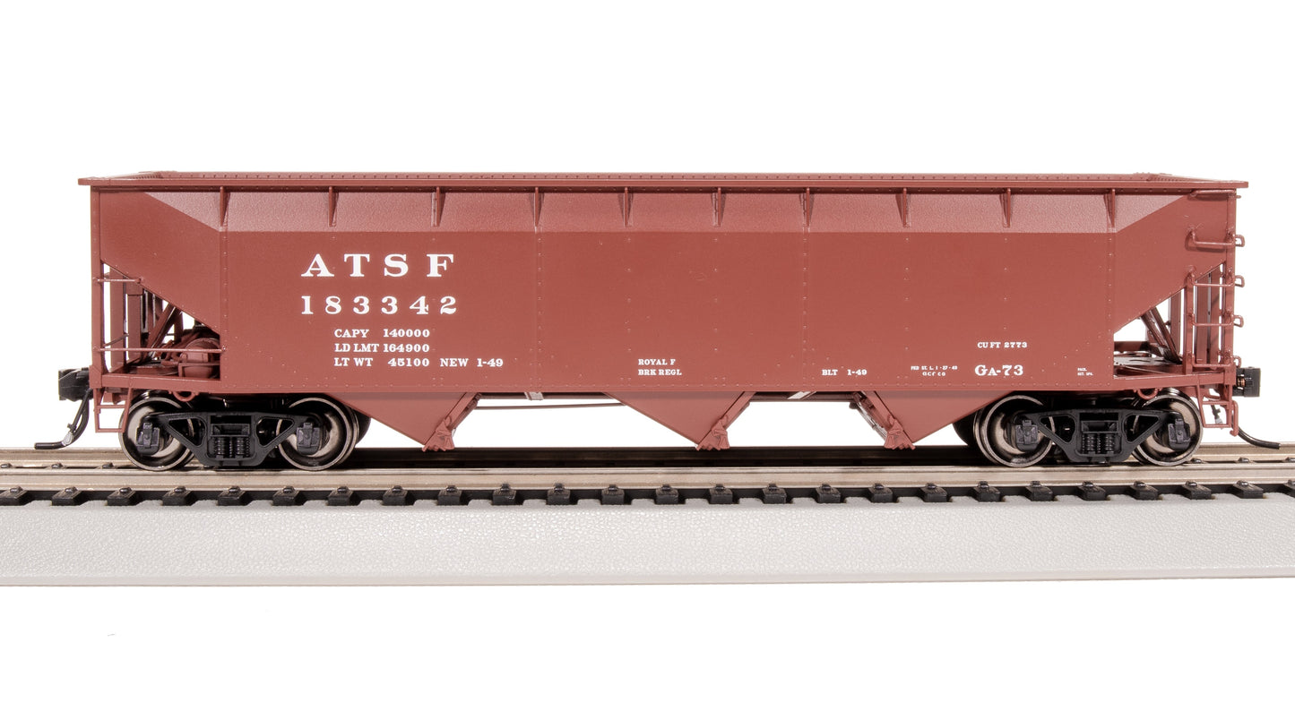 Broadway Limited 8100 HO ATSF AAR 70-Ton 3-Bay Hopper (Pack of 4)
