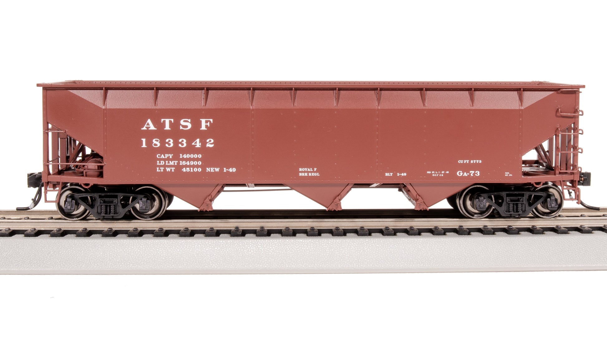 Broadway Limited 8100 HO ATSF AAR 70-Ton 3-Bay Hopper (Pack of 4)