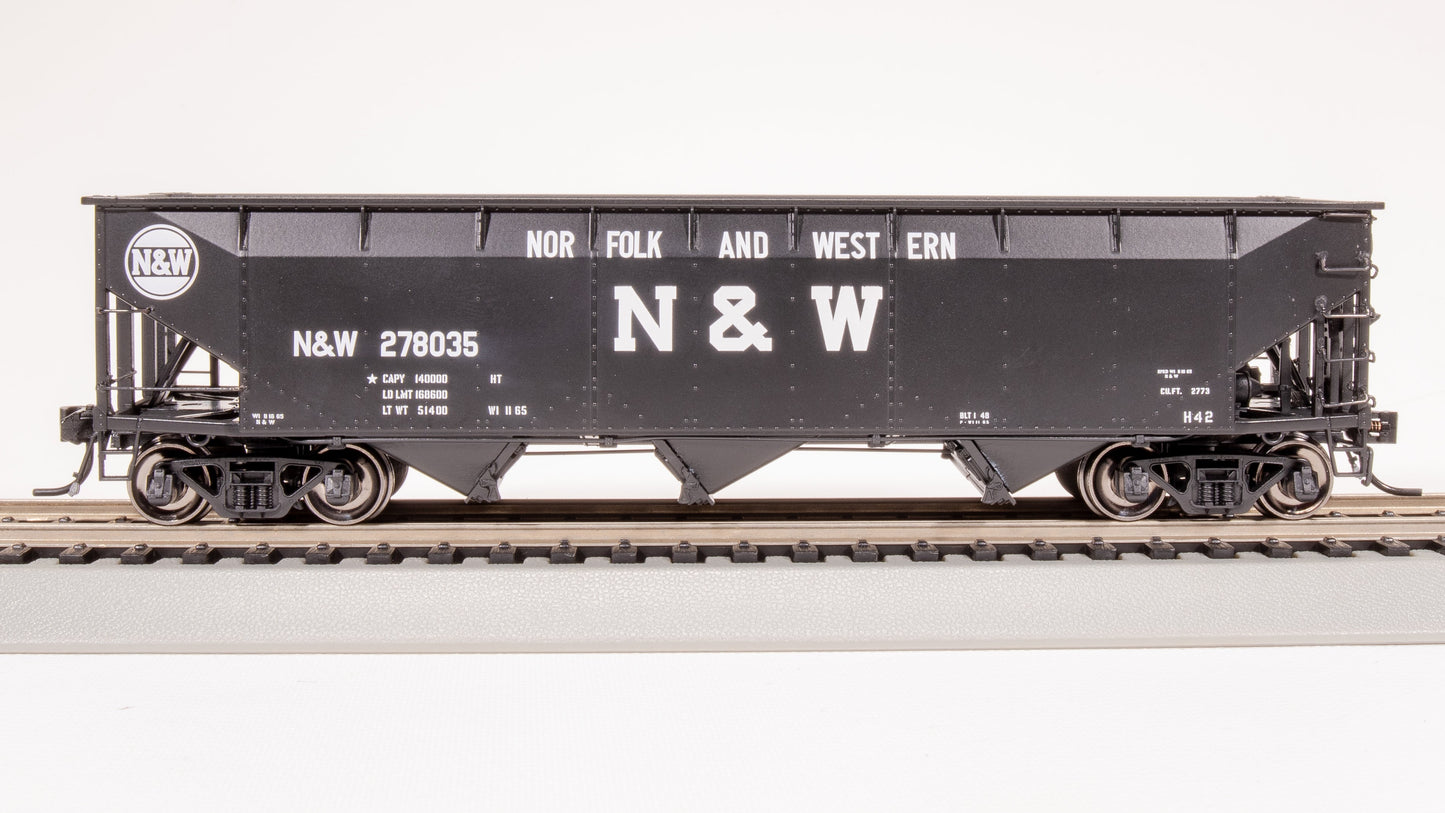 Broadway Limited 8115 HO Norfolk & Western AAR 70-Ton 3-Bay Hopper (Pack of 4)
