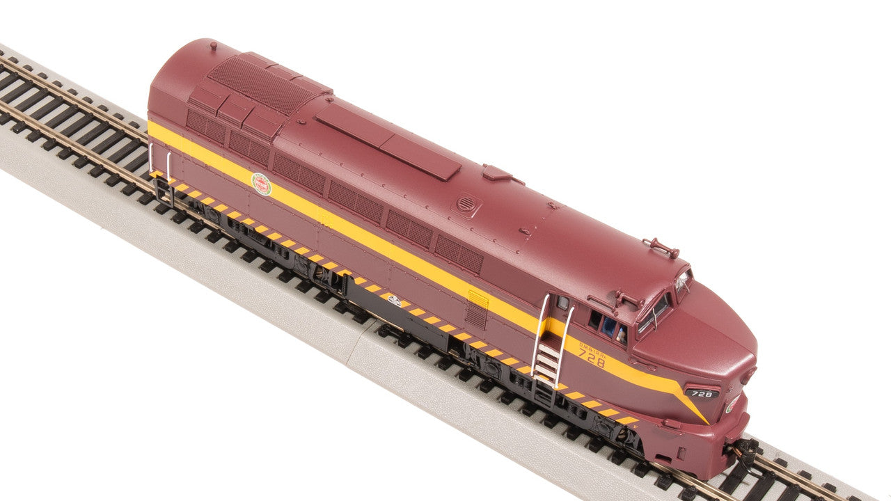 Broadway Limited 8284 HO DMIR RF-16 Sharknose A Diesel Locomotive #728