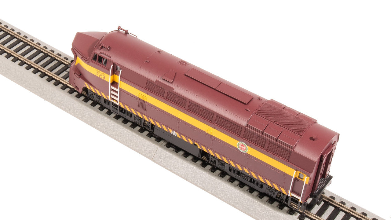 Broadway Limited 8284 HO DMIR RF-16 Sharknose A Diesel Locomotive #728