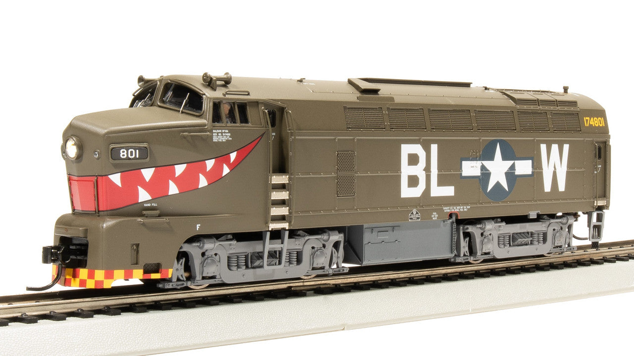 Broadway Limited 8291 HO USAAF RF-16 Sharknose A Diesel Loco - DCC-Ready #801