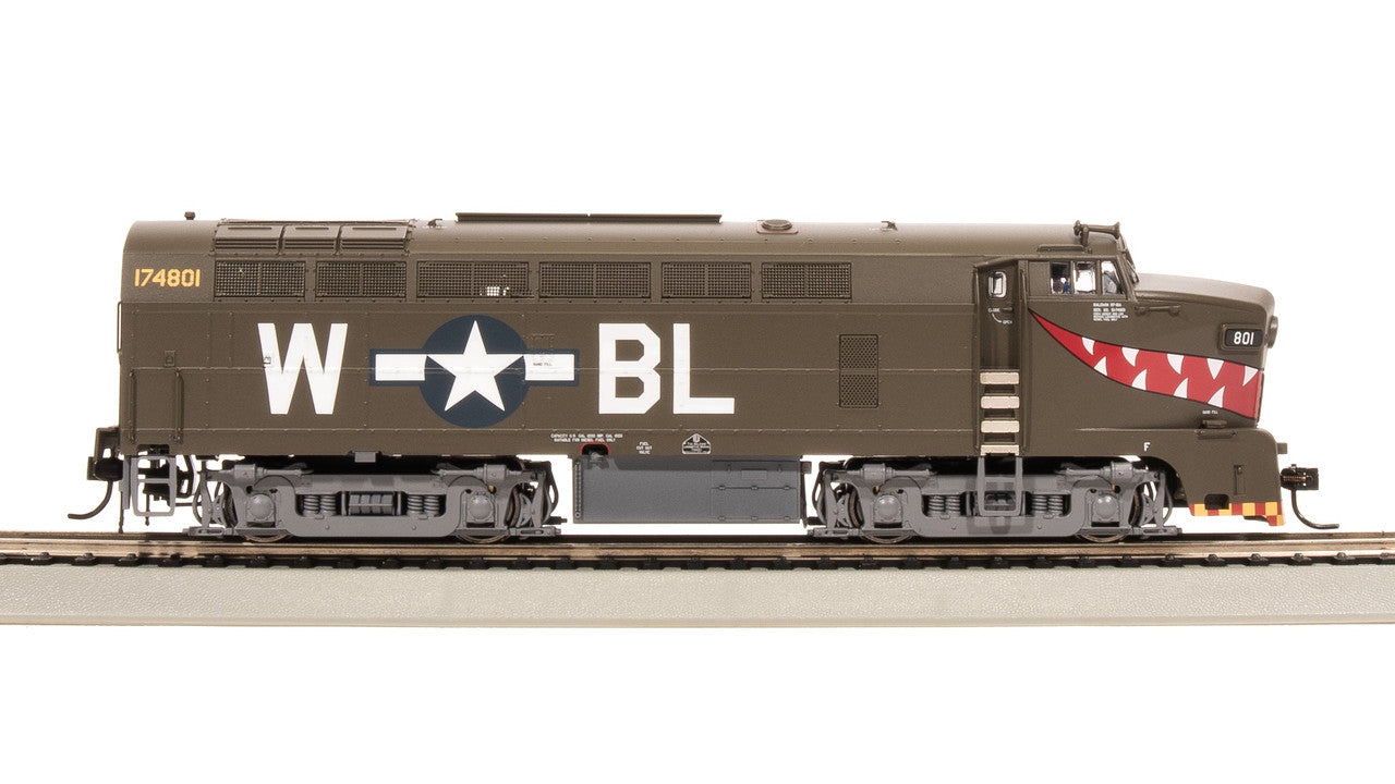 Broadway Limited 8291 HO USAAF RF-16 Sharknose A Diesel Loco - DCC-Ready #801