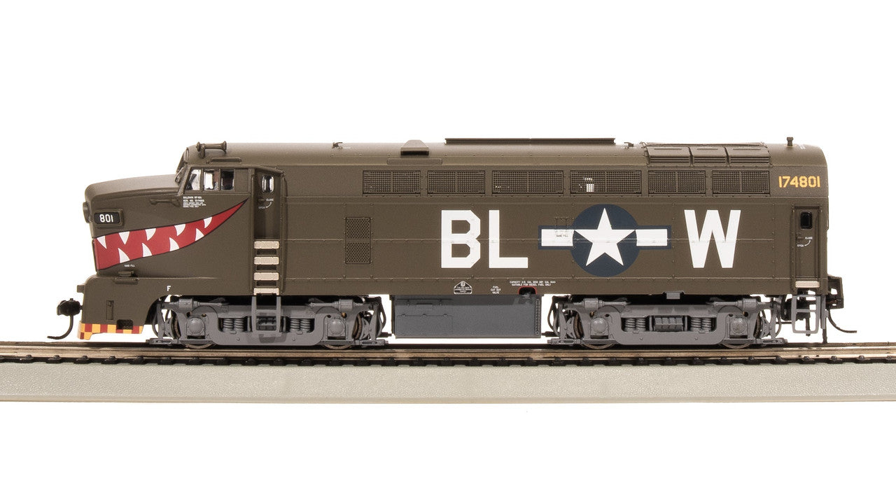 Broadway Limited 8291 HO USAAF RF-16 Sharknose A Diesel Loco - DCC-Ready #801