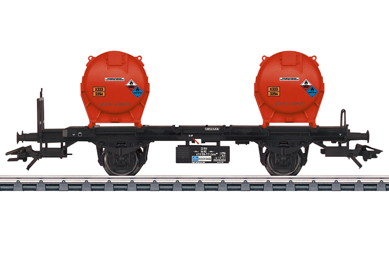 Marklin 48955 HO Dutch State Railways Type Lbms Container Transport Car
