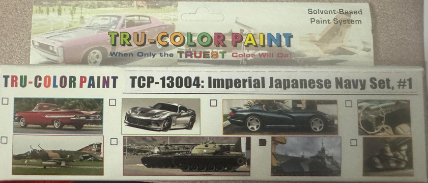 Tru-Color TCP-13004 Imperial Japanese Navy Paint #1 - 1 oz. Bottle (Set of 6)