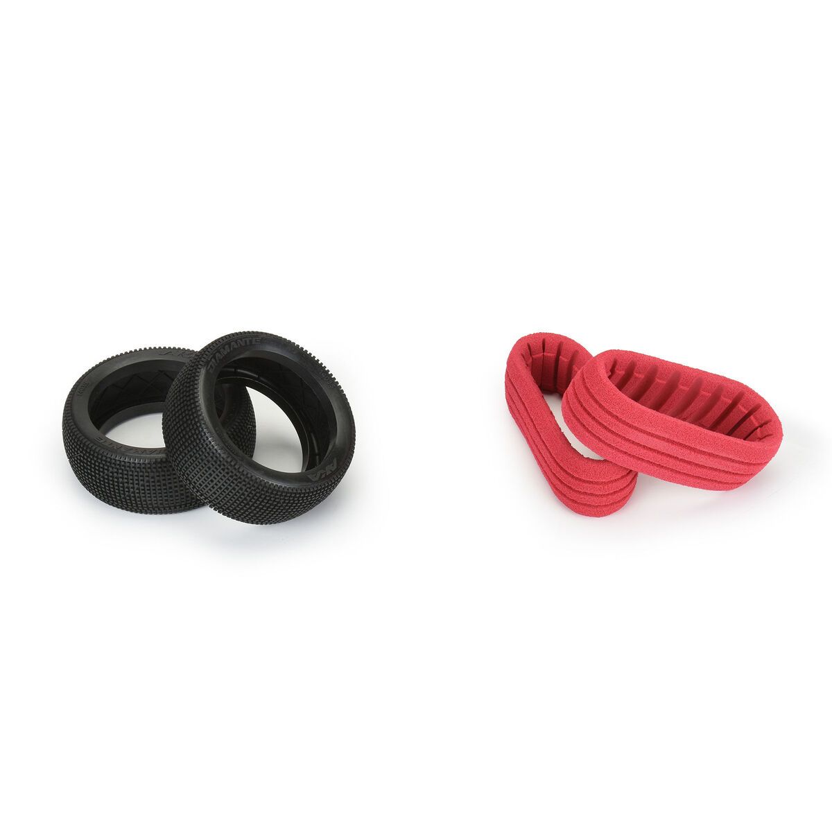 AKA Products, Inc. 14035SR 1:8 Diamante S Front/Rear Off-Road Buggy Tires
