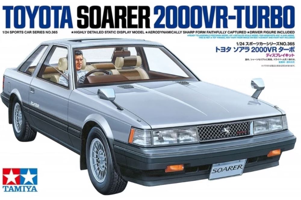 Tamiya 24365 1:24 Toyota Soarer 2000VR-Turbo Car Plastic Model Kit