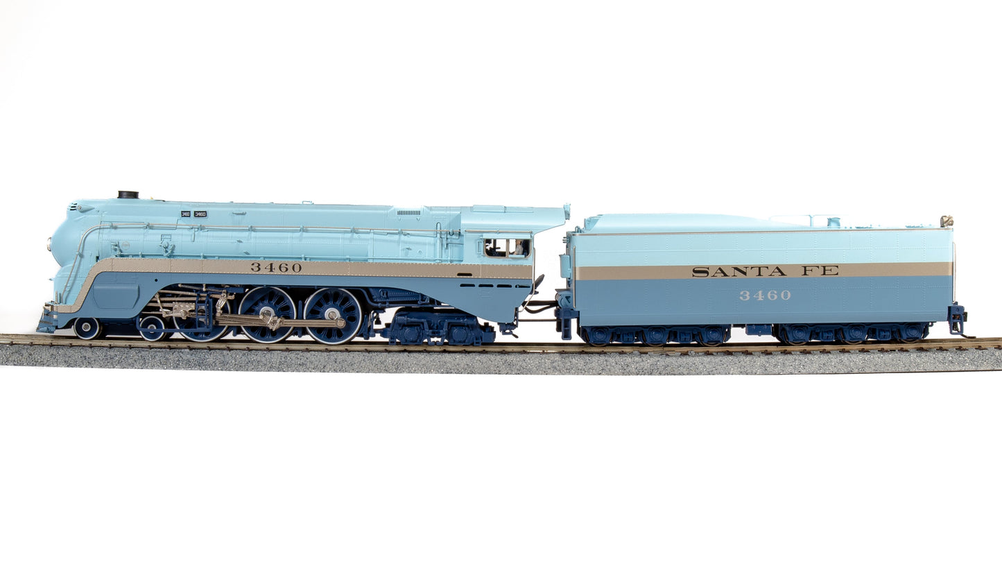 Broadway Limited 7390 HO ATSF Blue Goose 1950 Appearance Steam Locomotive #3460
