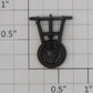 Lionel 3419-44 Black Plastic Wing Wheel