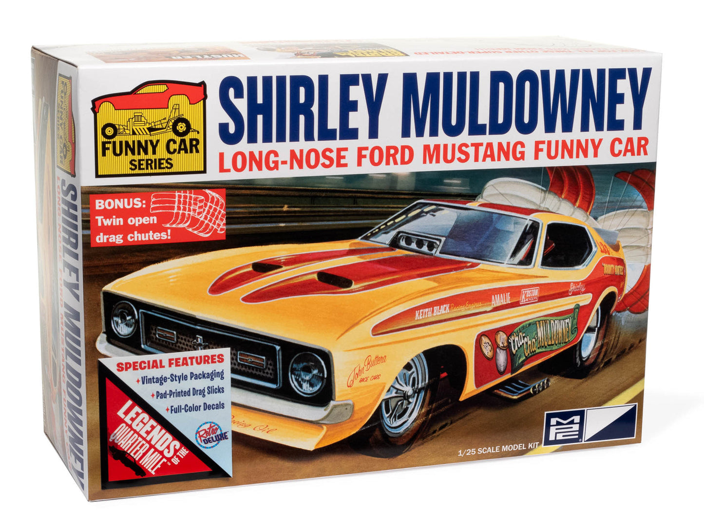 MPC 1001 1:25 Long Nose Ford Mustang Funny Car Plastic Model Kit