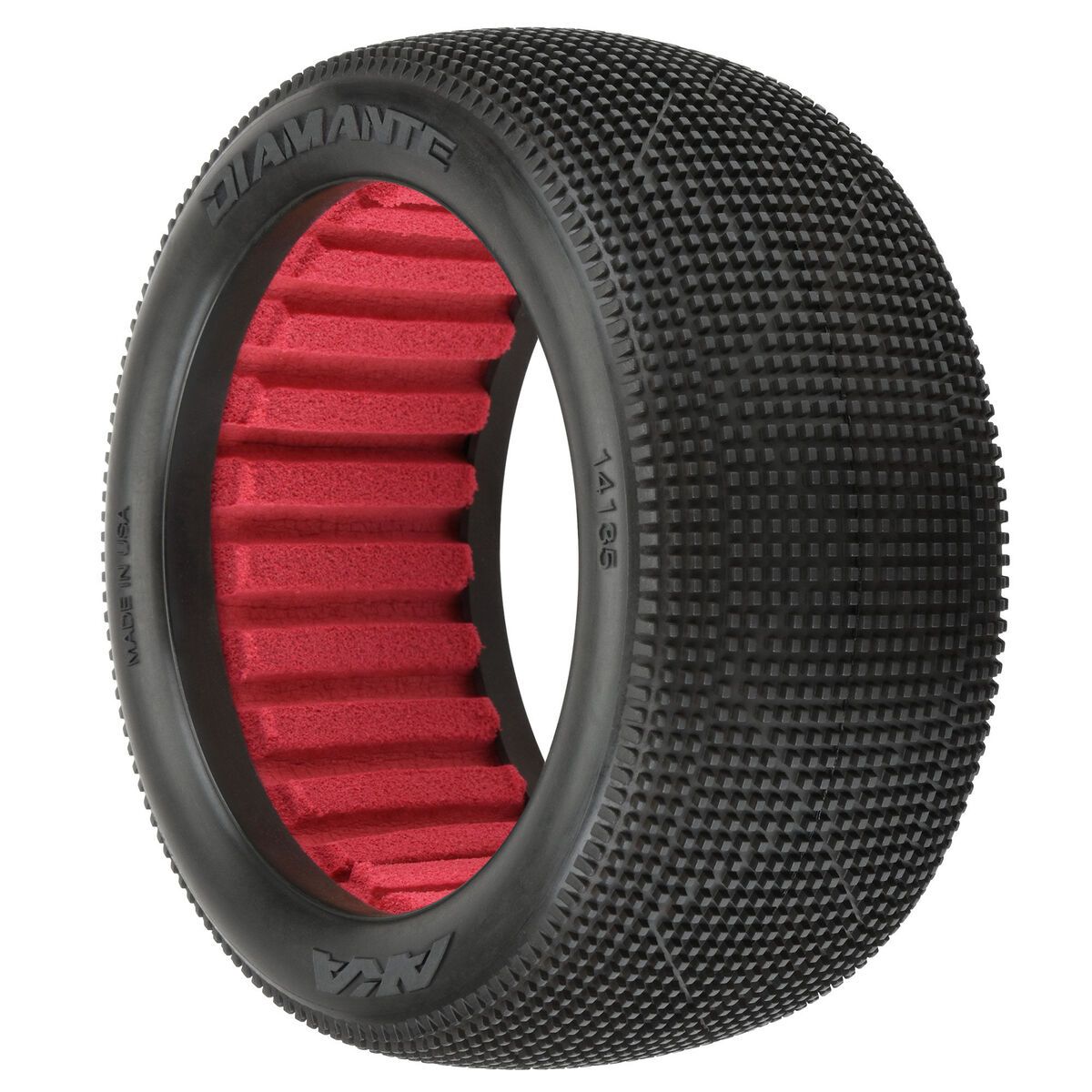 AKA Products, Inc. 14135VR 1:8 Diamante V Front/Rear 4.0" Off-Road Truck Tires
