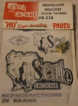 Cal Scale HB-258 HO Headlight Bracket Union Pacific