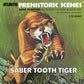 Atlantis Models 733 1:13 Prehistoric Scenes: Saber Tooth Tiger Plastic Model Kit