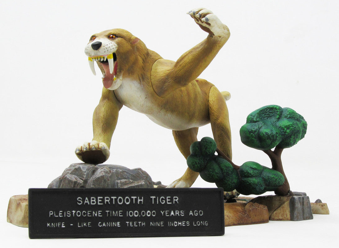 Atlantis Models 733 1:13 Prehistoric Scenes: Saber Tooth Tiger Plastic Model Kit
