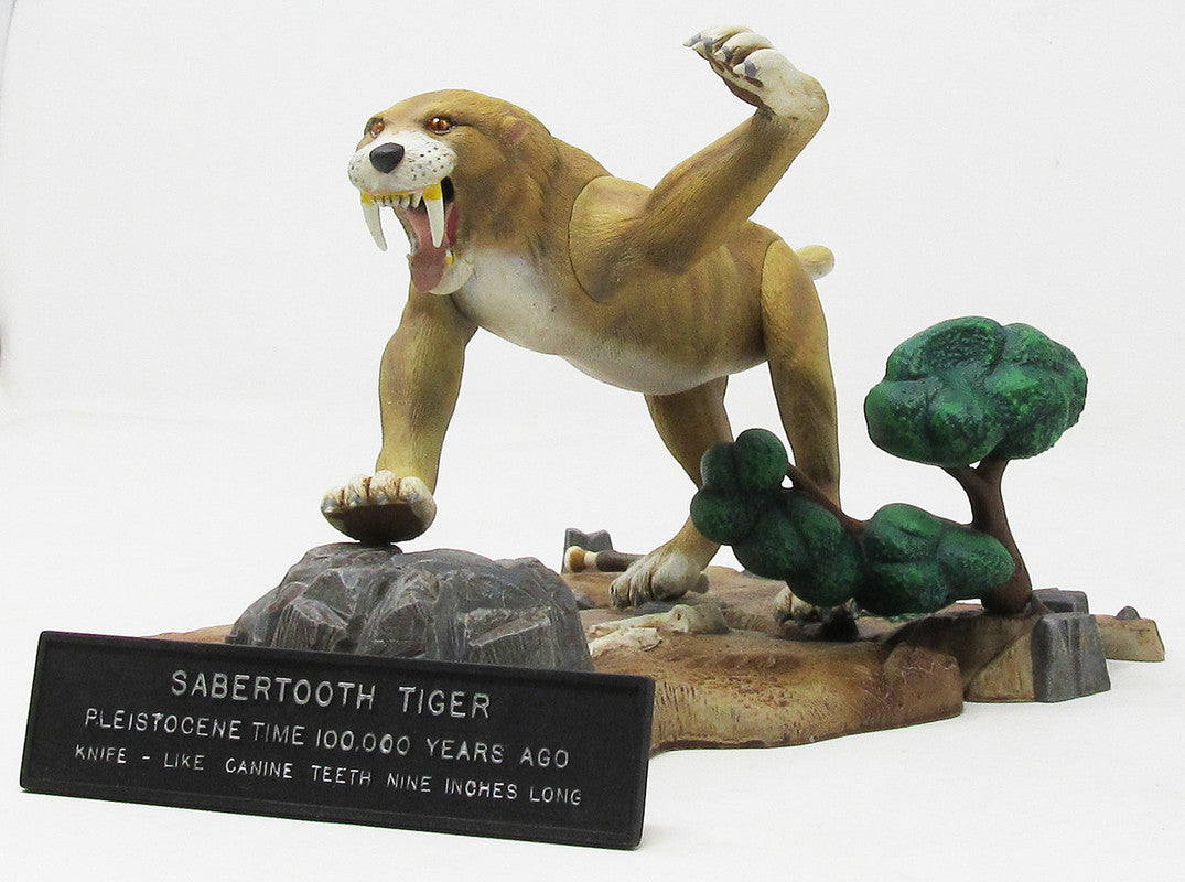 Atlantis Models 733 1:13 Prehistoric Scenes: Saber Tooth Tiger Plastic Model Kit
