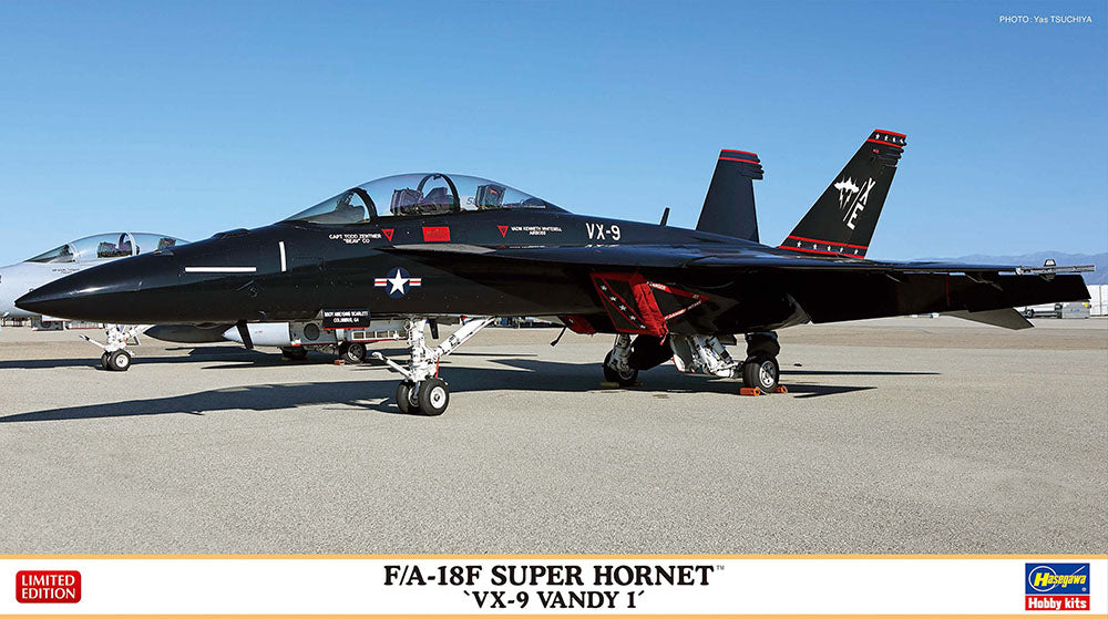 Hasegawa 02447 1:72 F/A-18F Super Hornet VX-9 Vandy Aircraft Plastic Model Kit
