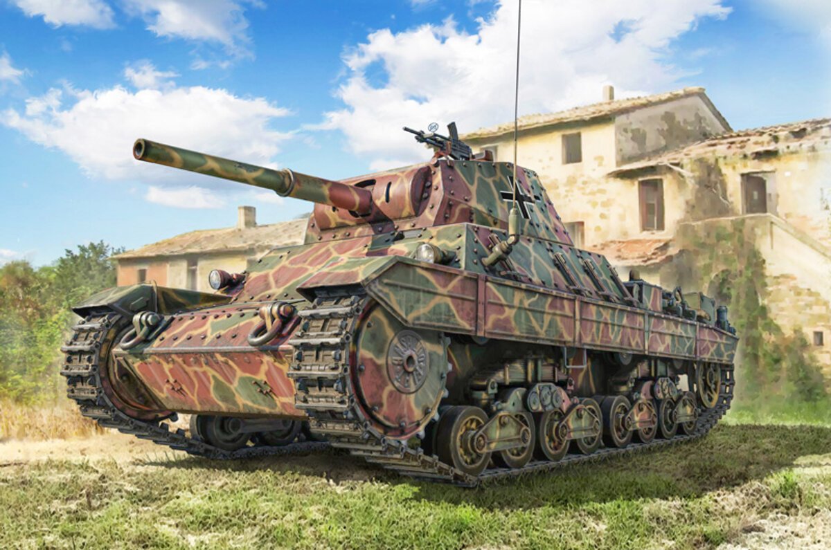 Italeri 6599 1:35 Carro Armato P40 Military Tank Model Kit