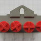 Lionel 54-38 Gray Ballast Tamper Frame with Red Rod Assembly